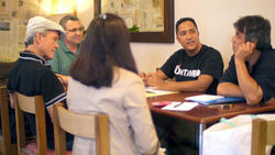 The book group in full swing A group